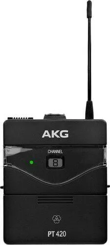 Беспроводной поясной передатчик AKG PT420 Band D — черный | 3412H00070