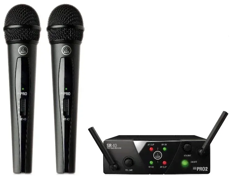 Вокальная радиосистема AKG WMS40 MINI2 Vocal Set US25AC (537.5/539.3МГц)