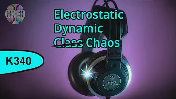 AKG K340 - World's First Electrostatic-Dynamic Hybrid - Headphone Review