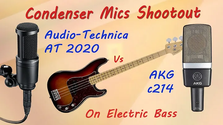 AKG C 214 vs Audio-Technica AT2020 - Condenser Mics Shootout on Bass - Want 2 Check