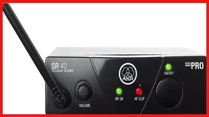 AKG Pro Audio WMS40MINI Vocal Set Band US25C Wireless Microphone System, with SR40 Receiver and PT40