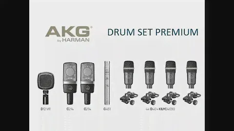 AKG by Harman — Ударная установка, микрофонный комплект премиум-класса — демо