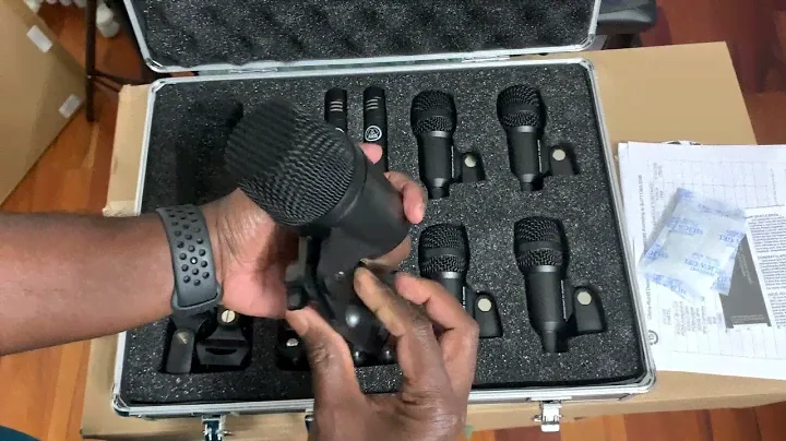 AKG Drum Set Session 1 Microphone Set | Focusrite Scarlett 18i20 3rd Gen unboxing