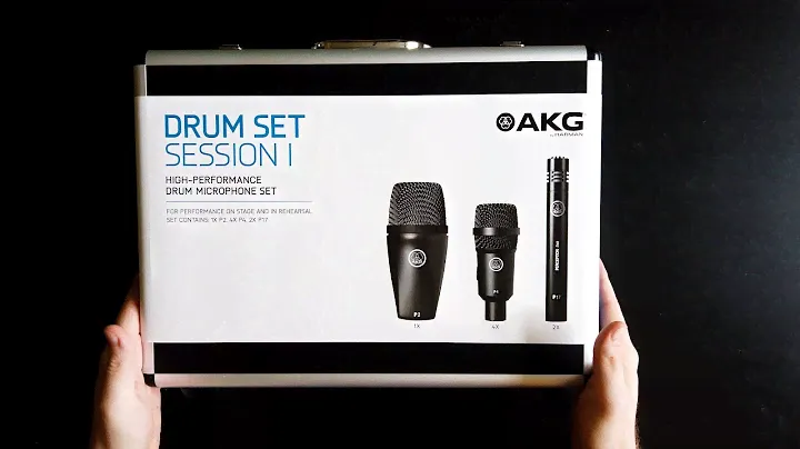 AKG Drum Set Session 1 unboxing (without commentary / with drum solo, "uuh" and "YESS”)
