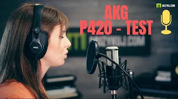 AKG PERCEPTION P420  - TEST 4K MUZYKUJ