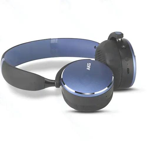 Беспроводные наушники с микрофоном AKG Y500 Blue (GP-Y500HAHHCAC)