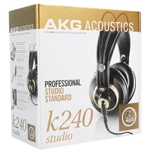 AKG K240 Studio Over-Ear Semi-Open Recording Headphones + Tube Headphone Amp