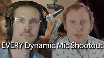 EVERY Dynamic Microphone SHOOTOUT - Shure SM57 SM58 SM7b AKG Sennheiser MD441 RE20 Beyerdynamic M201