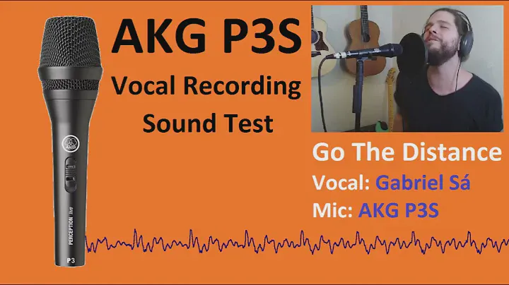 AKG P3S Dynamic Microphone Vocal Recording Sound Test