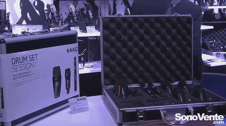 AKG Drum Set Session 1 - Namm Show 2015