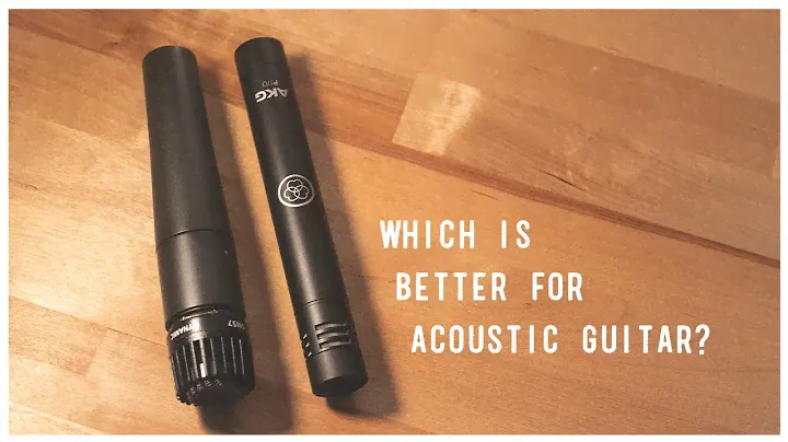 AKG P170 vs. Shure SM57: Acoustic Guitar Microphone Comparison | Mono and Stereo XY (No talking)