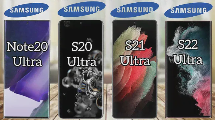 Samsung Galaxy Note 20 Ultra 5G Vs S20 ultra 5G Vs S21 Ultra 5G Vs S22 ultra 5G