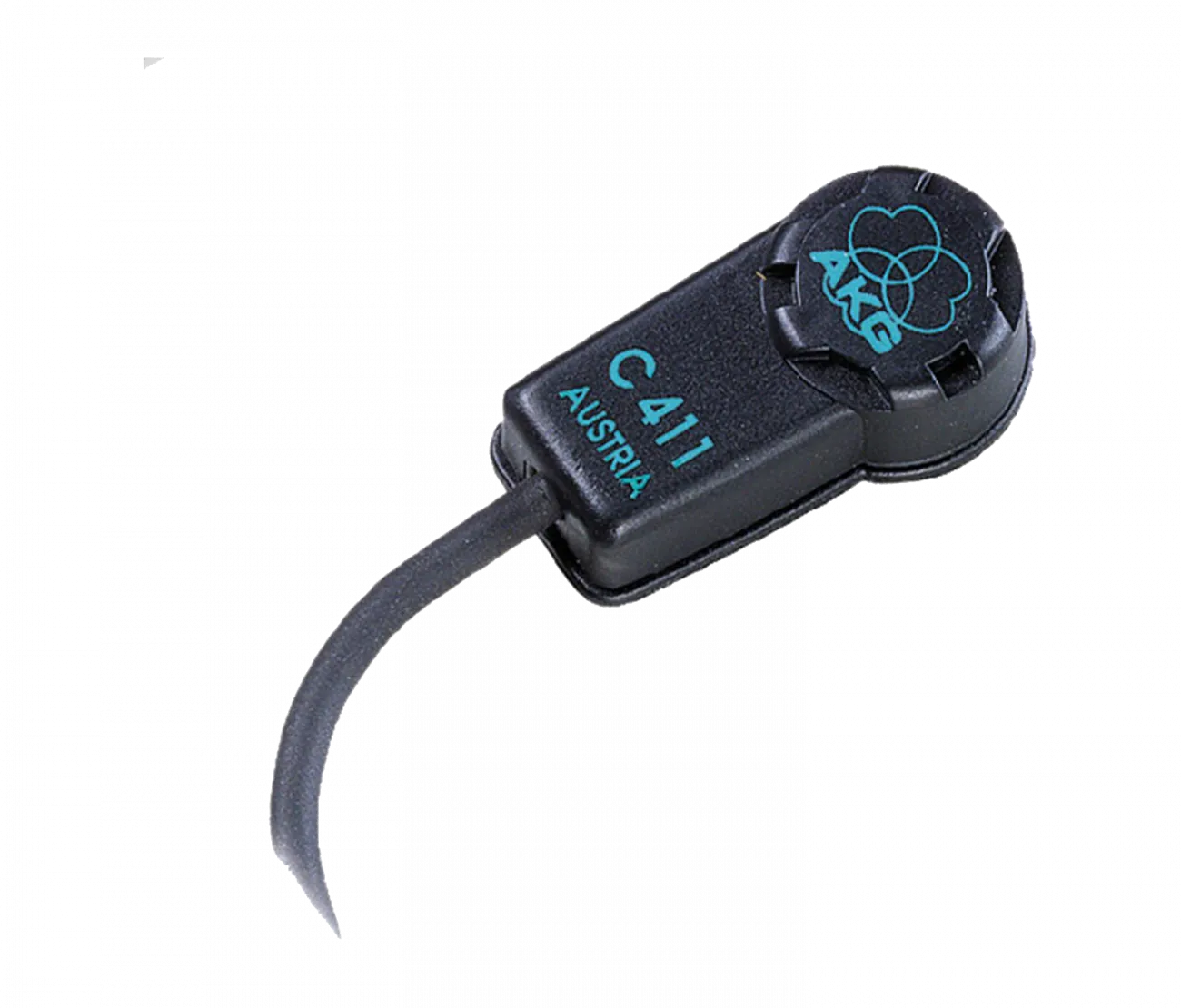 AKG C411L микрофон для струнных инструментов, к поверхности крепится на жидкой резине, разъём 3-контактный mini-XLR