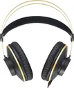 AKG K92 Закрытые наушники-вкладыши, 40-мм драйверы, частотная характеристика от 16 Гц до 22 кГц, саморегулирующееся оголовье, золото / черный | 3169H0