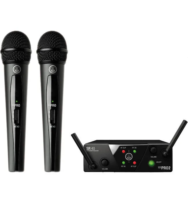 AKG WMS40 Mini2 Vocal Set BD US25AC - Двойная ручная вокальная радиосистема-0