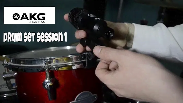 AKG Drum Set Session 1 - Kit microfoni per Batteria - ITA (montaggio e Sound Test)