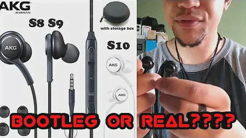 Распаковка наушников AKG | Черная гарнитура-вкладыш EO-IG955 3,5 мм с микрофонным проводом