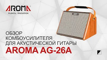 Обзор комбоусилителя для акустической гитары AROMA AG-26A
