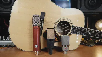 Avantone CV-12 BLA, AKG C414 XLII, Neumann TLM 102 (Acoustic Guitar Test)
