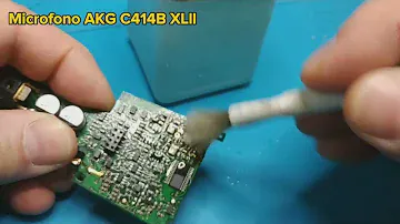 Microphone AKG C414B XLII - FAULT: FIX NO Power, LED RED only.