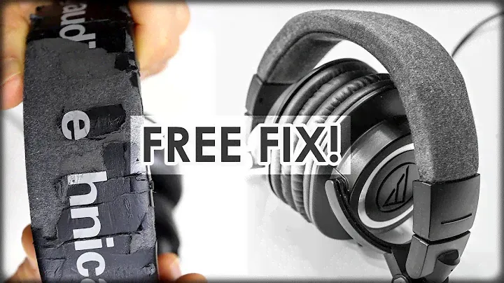Flaky Headband DIY Fix – Audio Technica ATH-M50