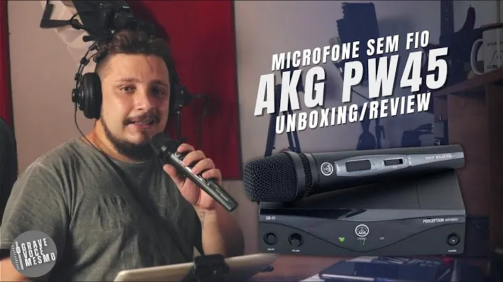 Microfone Sem Fio AKG PW45 Vocal Set Unboxing e Review