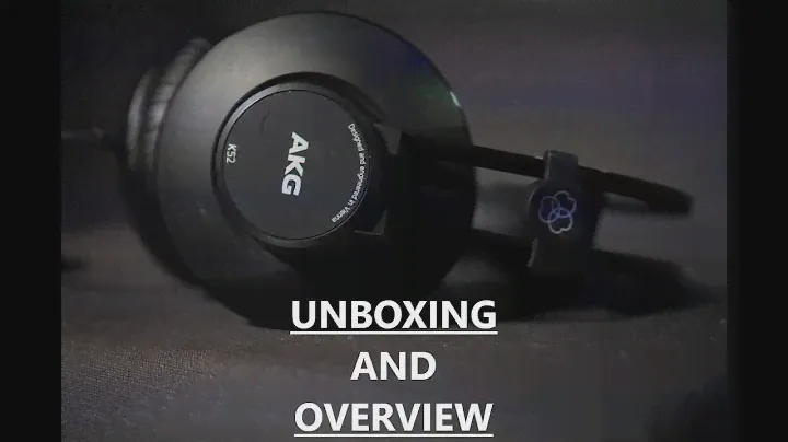 AKG K52 Wired Headphones Unboxing and Overview | Budget Studio Monitoring / Audiophile Headphones??