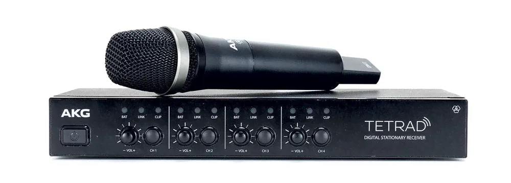 AKG Вокальная радиосистема универсальный DMS TETRAD Vocal Set D5, черный