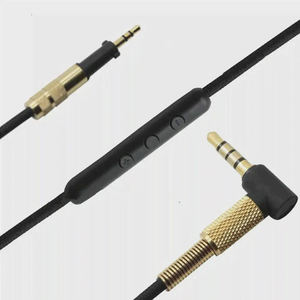 сменный Аудиокабель 3,5 мм-2,5 мм для наушников AKG K450 K451 K452 K480 Q460 Кабель для наушников с микрофоном