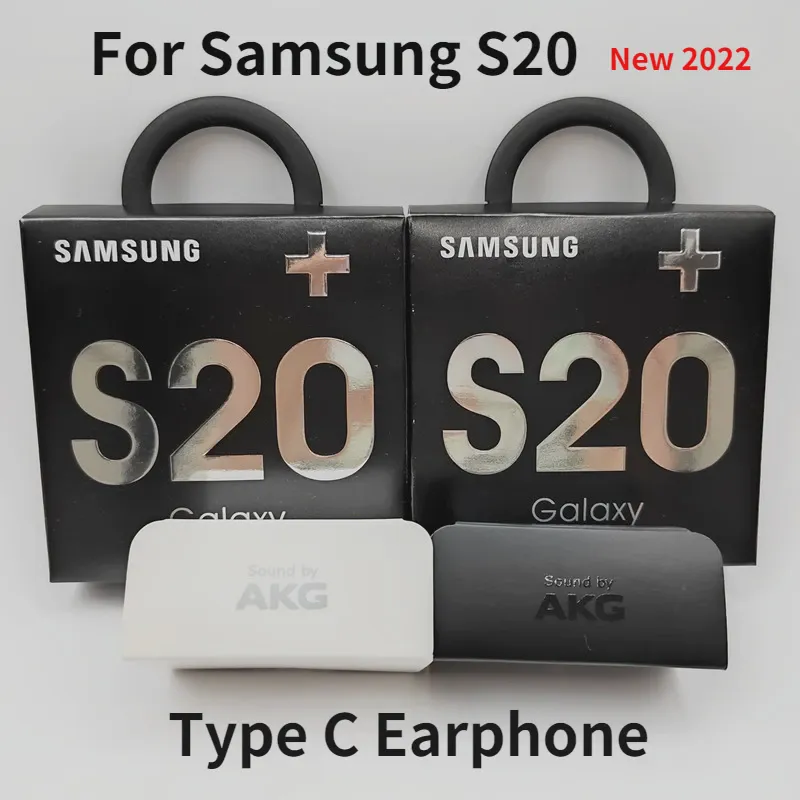 Наушники Samsung AKG S20 EO-IG955 Гарнитура-вкладыши Type C с проводным микрофоном для Galaxy S20 NOTE 10/20 Гарнитура AKG с розничной коробкой-0