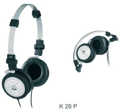 AKG K26P закрытые мини-наушники с кожаными амбушюрами