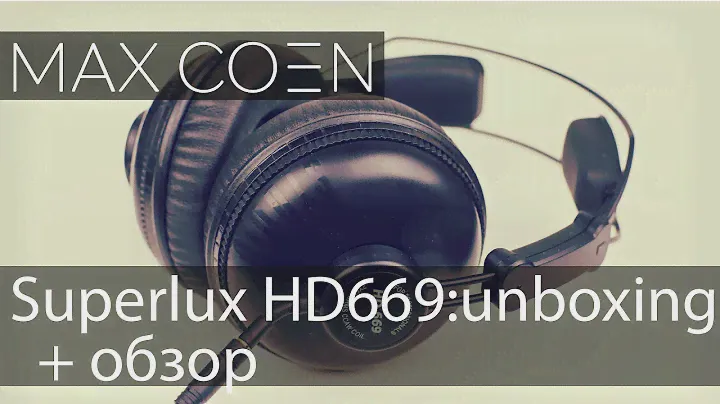 Superlux HD669 (Axelvox HD 272) обзор наушников