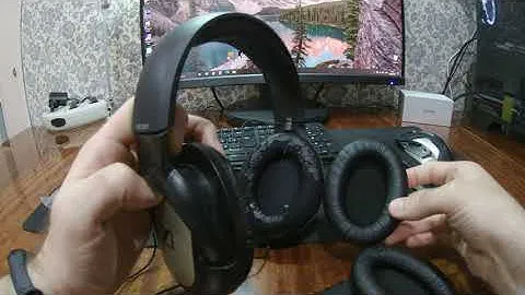 Замена амбушюр Sennheiser HD180 HD201 / replacing ear pads HD 180 HD 201
