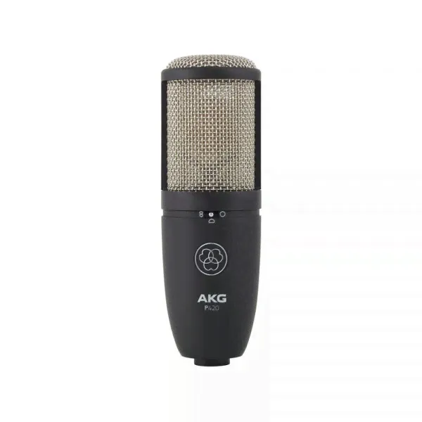 Микрофон конденсаторный AKG P420 - 20-20000Гц в комплекте "паук" и кейс-0
