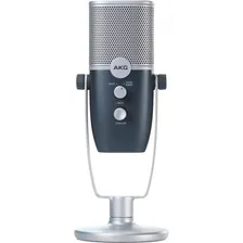 AKG AKG-C22-USB Ara Professional Dual-pattern USB Condenser Microphone, Omni-directional, Directional, Cardioid, Boom, Stand Mountable, Desktop, Video Blogging, Video Conferencing, Live Streaming, Pod