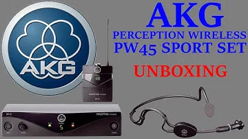 AKG Perception Wireless PW45 Sport Set ISM - #1 - Unboxing | Matu Eventos    #akg