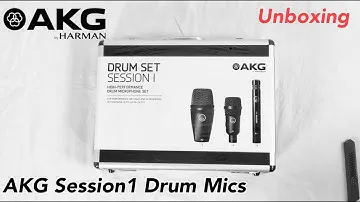 AKG Session 1 Unboxing | Drum Mics | Sarthak Kapoor