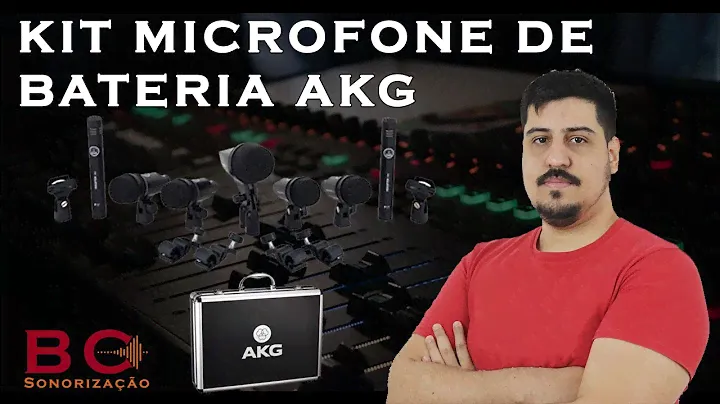 KIT MICROFONE DE BATERIA AKG DRUM SET SESSION