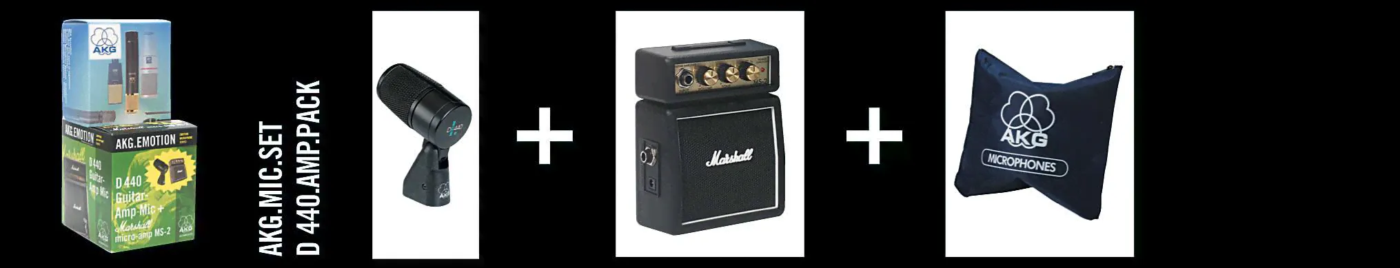 AKG D440AMP КОМПЛЕКТ: D440+ КОМБО Marshall Ms2-0