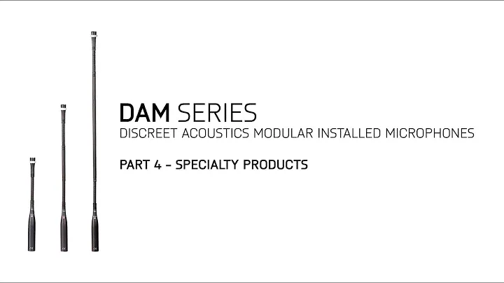 Серия тренингов AKG DAM, часть 4/4: Специальные продукты
