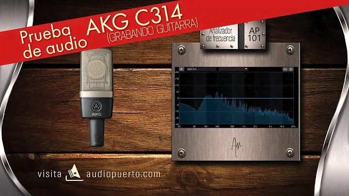 Prueba de audio AKG C314 grabando guitarra | Así se escucha