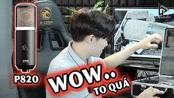Micro AKG P820 Tube Cho Phòng Thu Âm, Livestream Chuyên Nghiệp