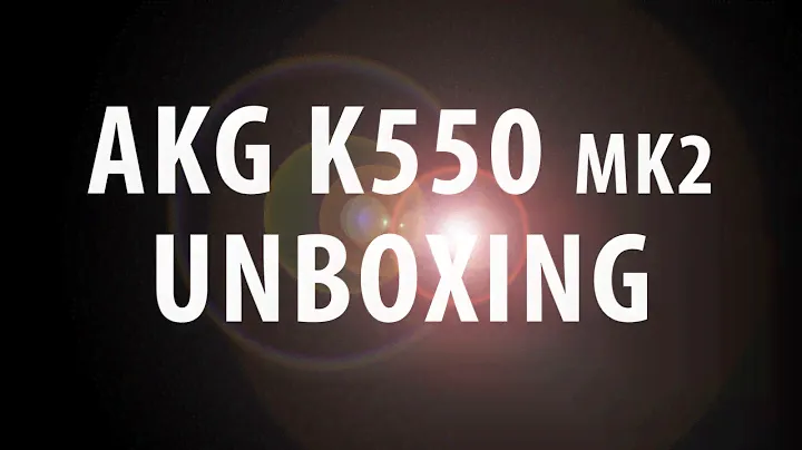 AKG K550 MK2 Impressive Headphones Unboxing