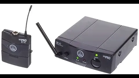 Беспроводная гитарная система AKG WMS 40 Pro Mini Настройка и демонстрация.