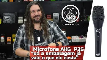 Microfone AKG P3S Perception teste