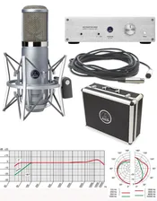 AKG P820 Tube - ламповый микрофон + блок управления + виброгасящий подвес "паук" + металл