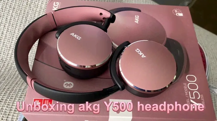 Unboxing akg Y500 headphone