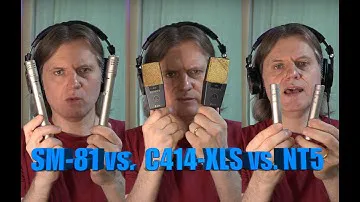 Stereo ☆ AKG C414 XLII vs. SHURE SM-81 vs. RODE NT-5 ☆ Mic Comparison