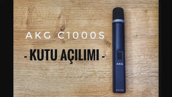 AKG C1000s Condanser Microphone (KUTU AÇILIMI)