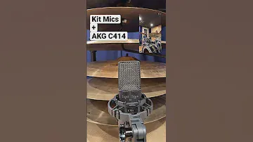 AKG C414 Room/Cymbal Wall Placement